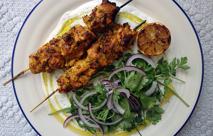 Chargrilled Chicken Skewers