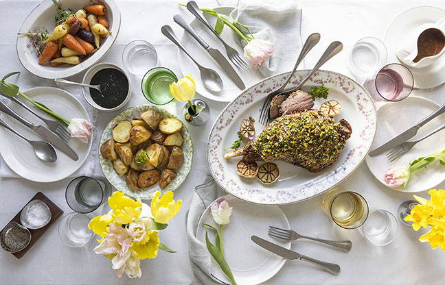 Herb Encrusted Springtime Lamb