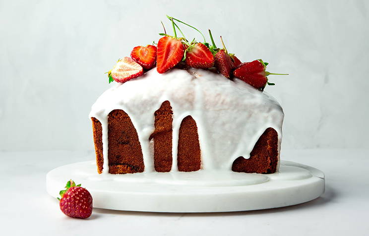 Strawberry Pound Loaf