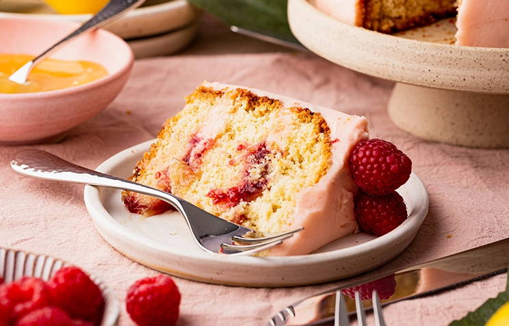 Raspberry Lemonade Cake