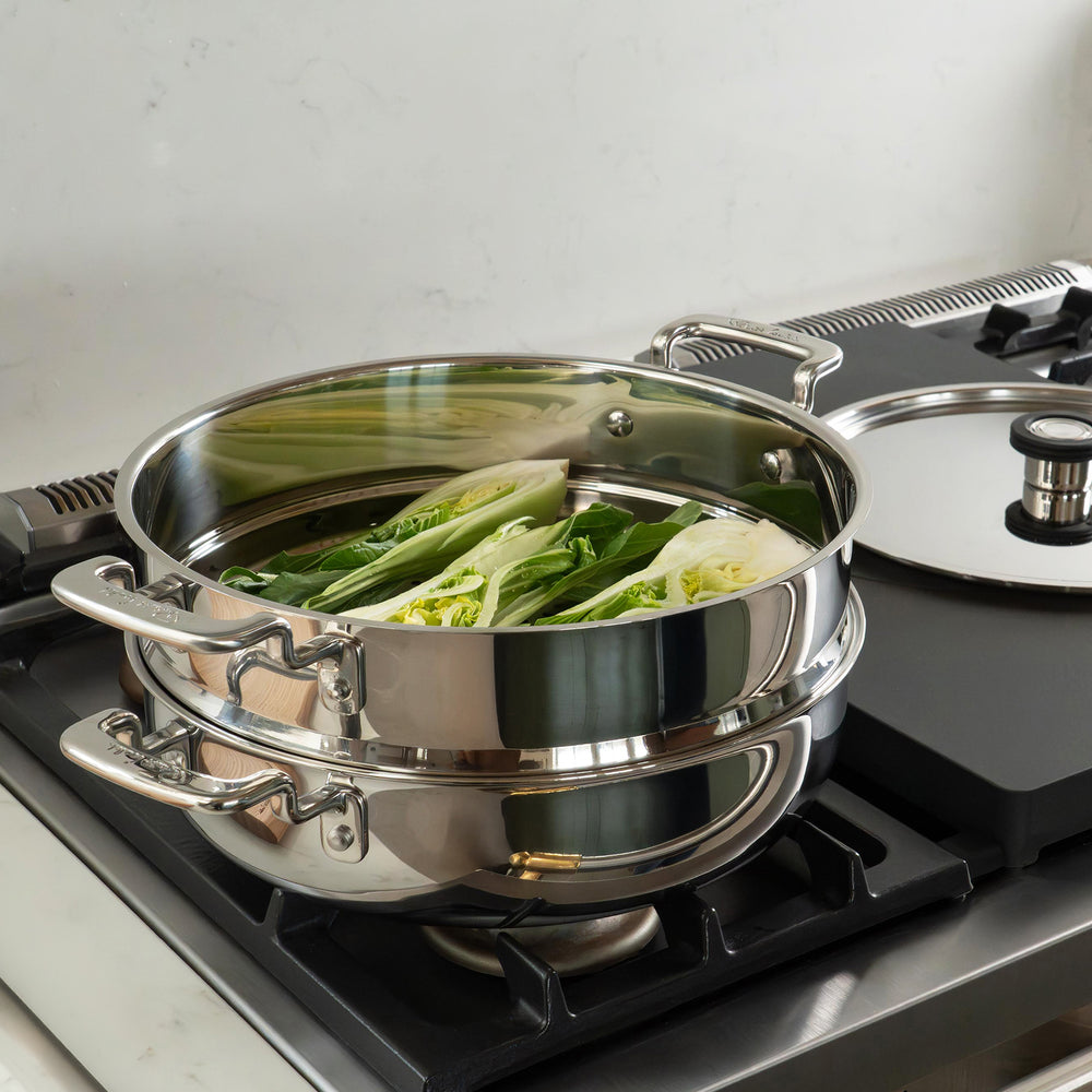 316 Series Cookware 28cm Steamer Set, 2 Piece