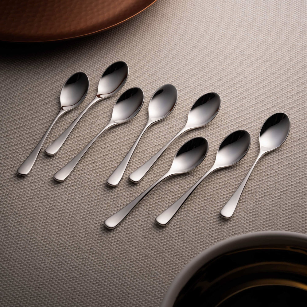 Radford Bright Coffee Spoon, Set of 8
