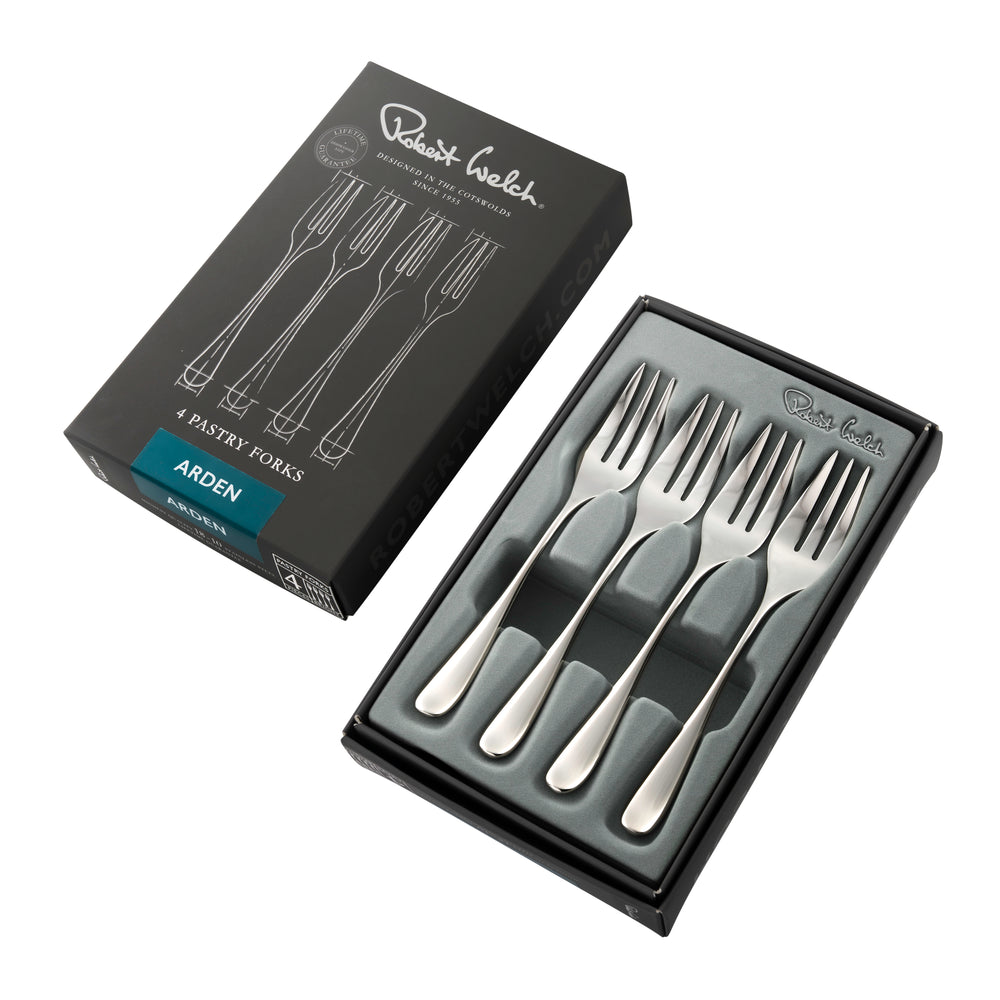Arden Bright Pastry Fork, Set of 4