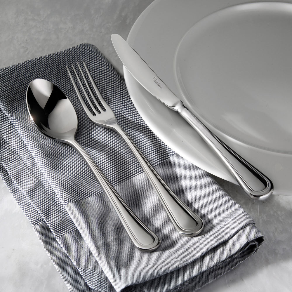 Aston Bright Cutlery Set, 30 Piece for 6 People - 6 Free Steak Knives