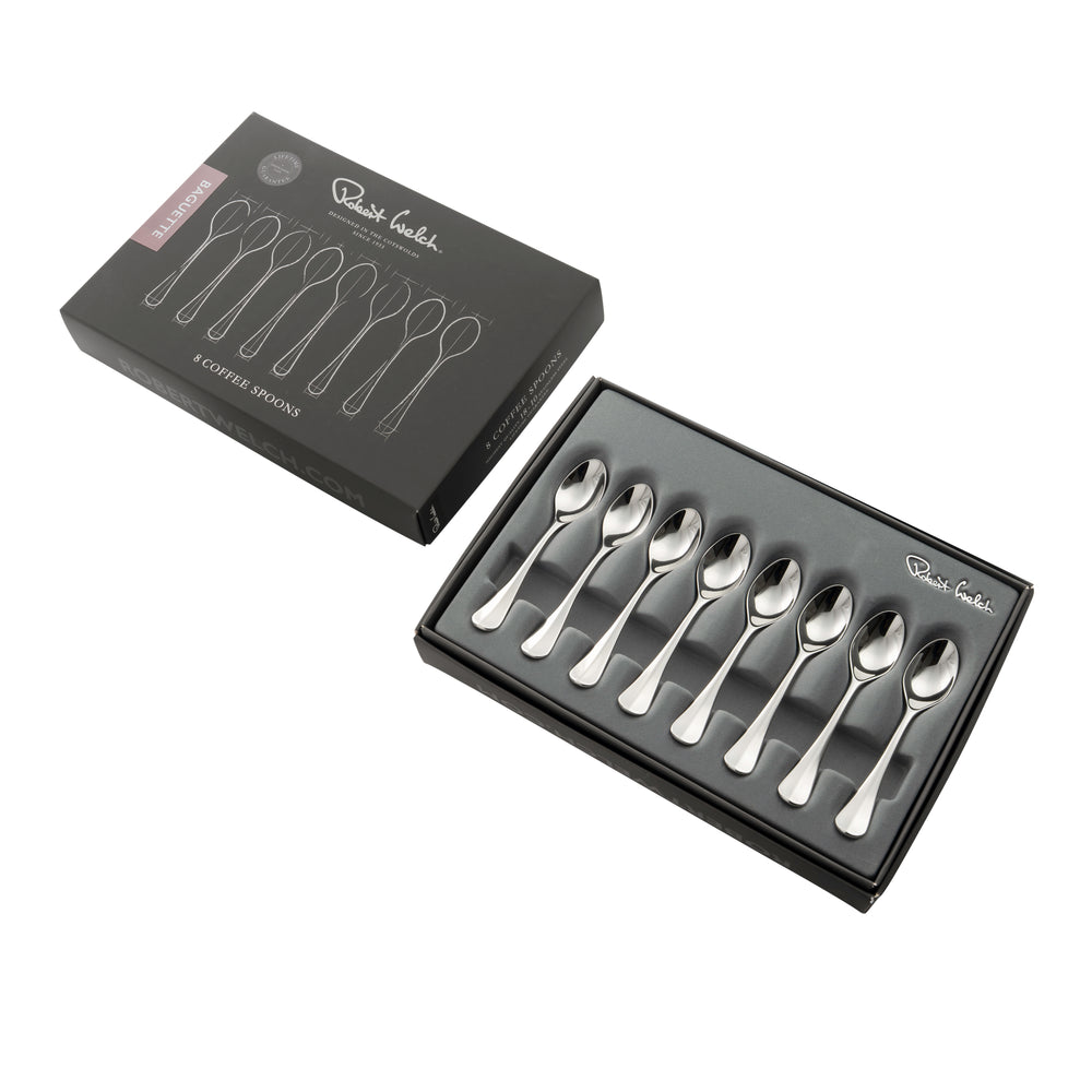 Baguette Bright Coffee / Espresso Spoon, Set of 8