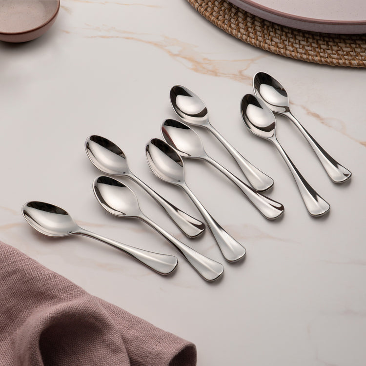 Baguette Bright Coffee / Espresso Spoon, Set of 8