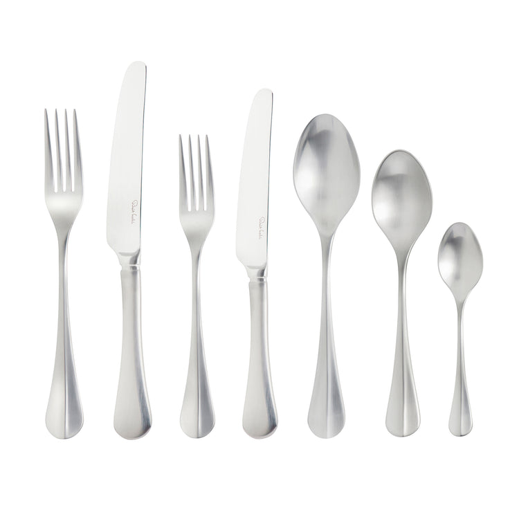 Baguette Satin Cutlery Place Setting, 7 Piece