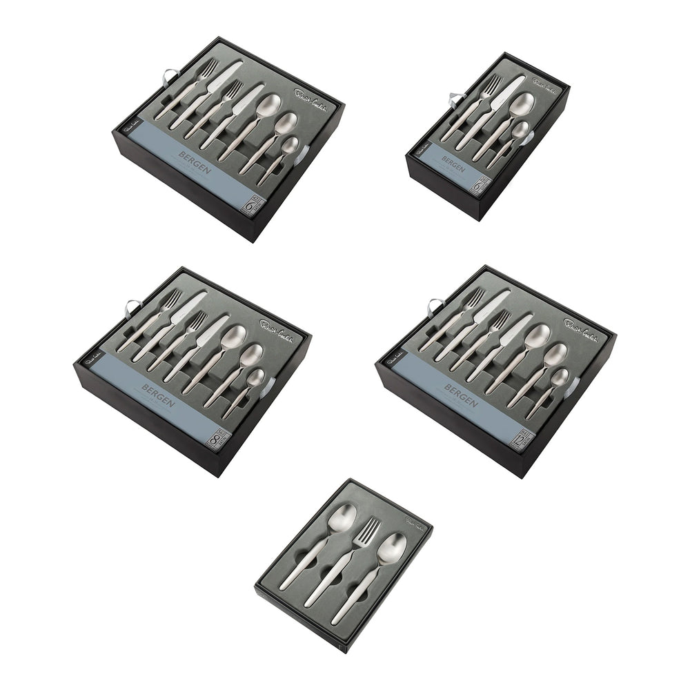 Bergen Satin Serving Set, 3 Piece