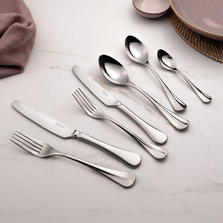 Baguette Bright Cutlery Place Setting, 7 Piece