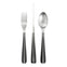 Contour Noir Satin Cutlery Sample Set, 3 Piece