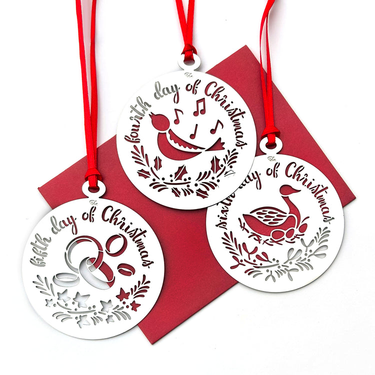 Christmas Decorations 2021, Set of 3