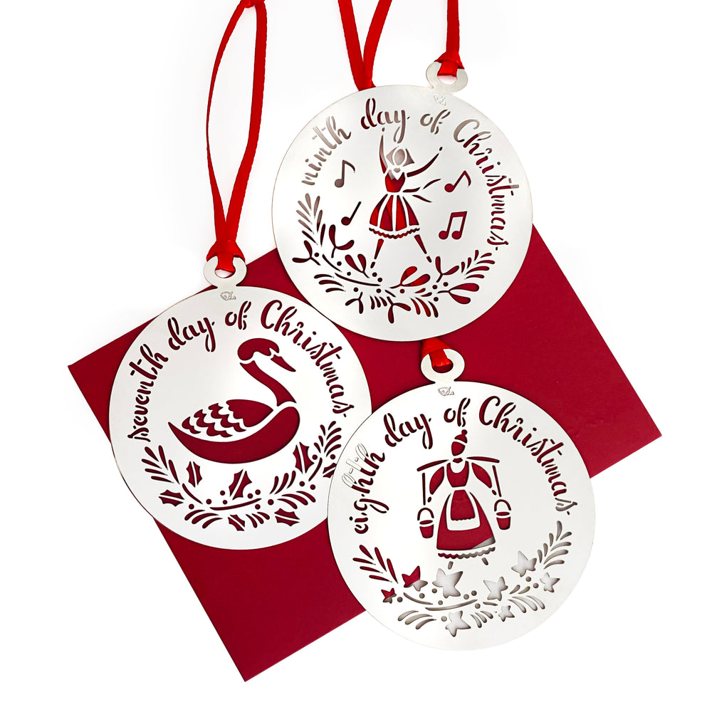 12 Days of Christmas Decorations Set