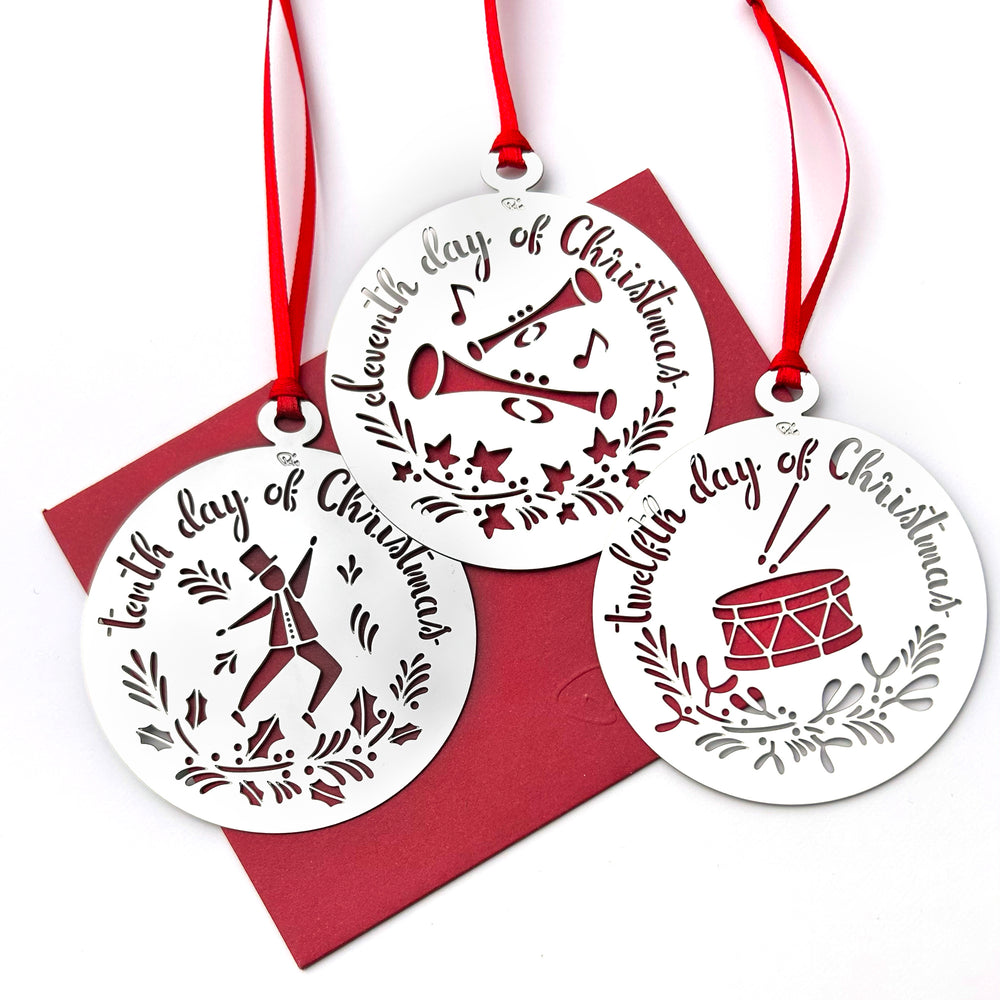 12 Days of Christmas Decorations Set