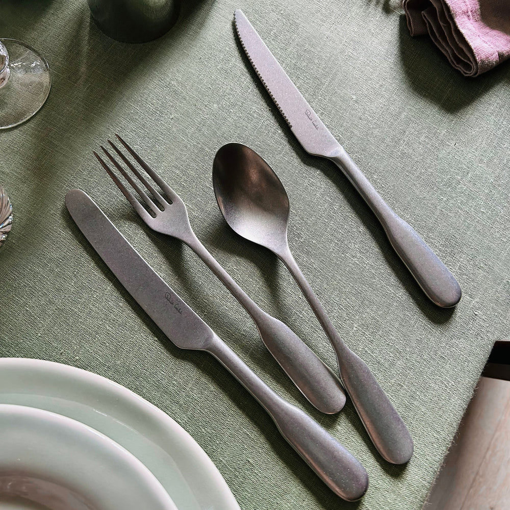 English Fiddle Vintage Cutlery Place Setting, 7 Piece