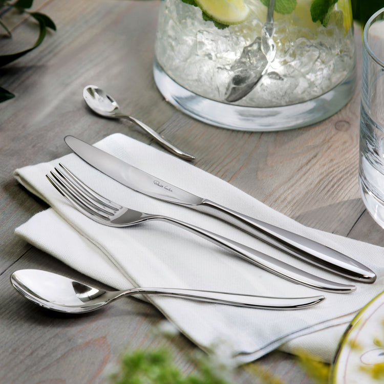 Hidcote Bright Cutlery Set, 48 Piece for 6 People - 6 Free Steak Knives