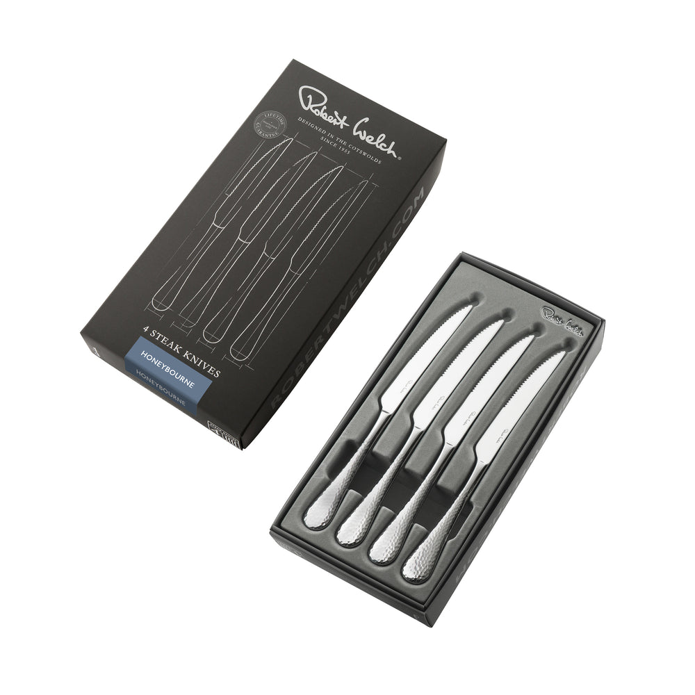 Honeybourne Bright Steak Knife, Set of 4