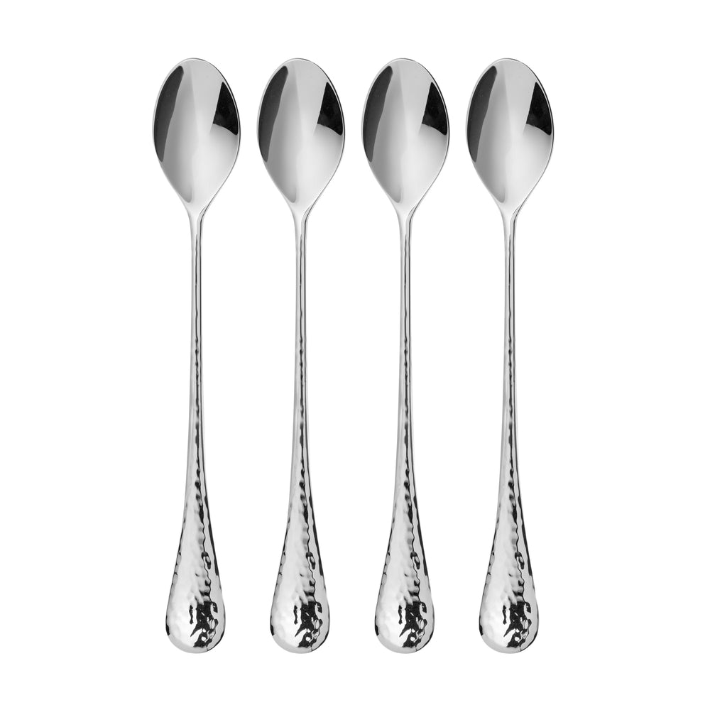 Honeybourne Bright Long Handled Spoon, Set of 4