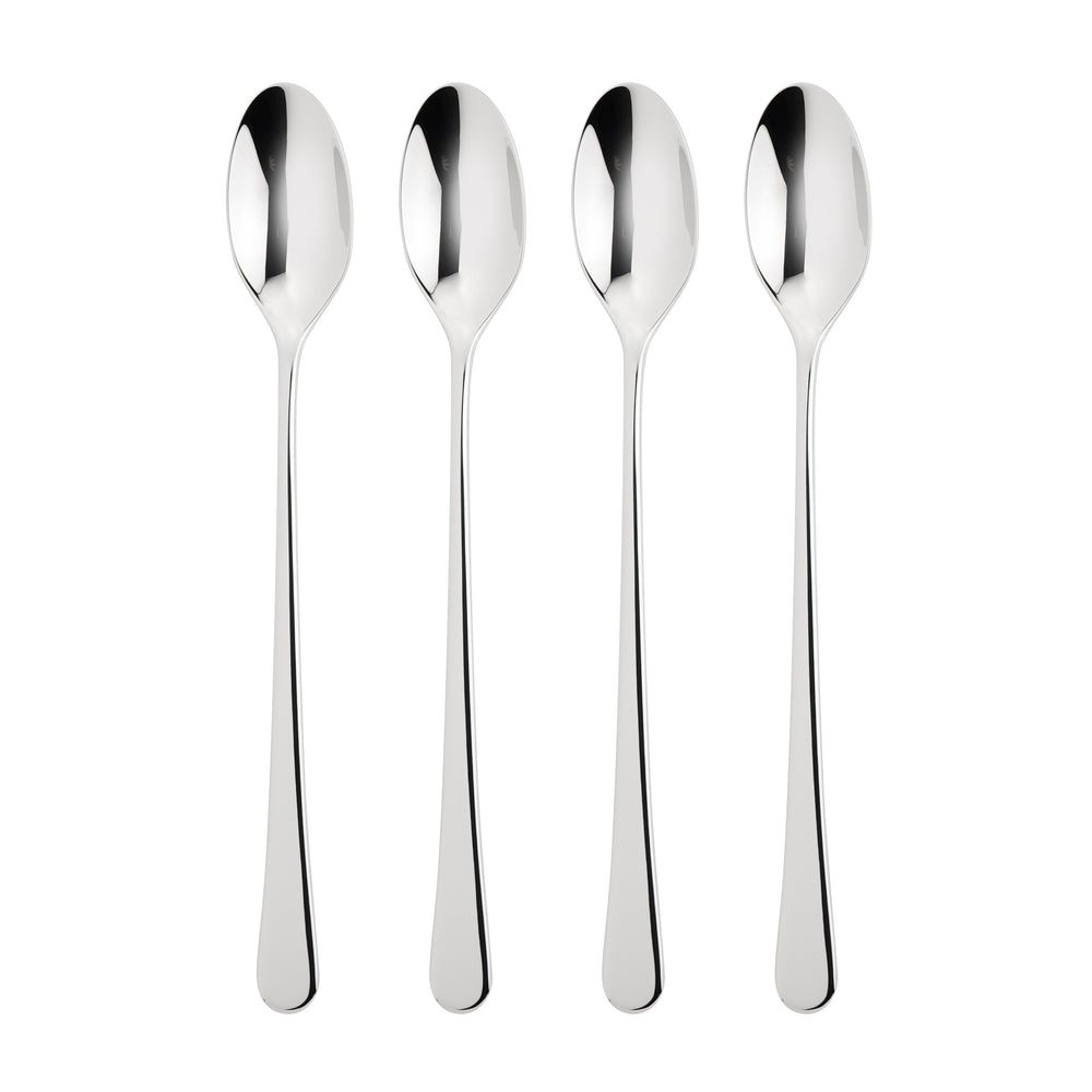 Iona Bright Long Handled Spoon, Set of 4