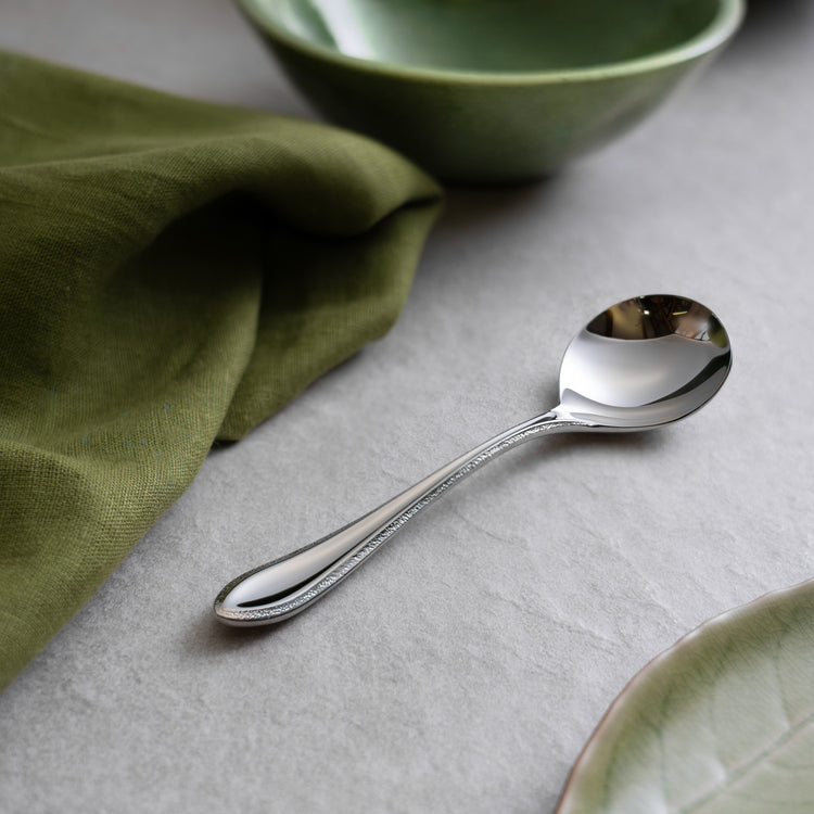 Kemble Texture Bright Round Bowl Soup Spoon