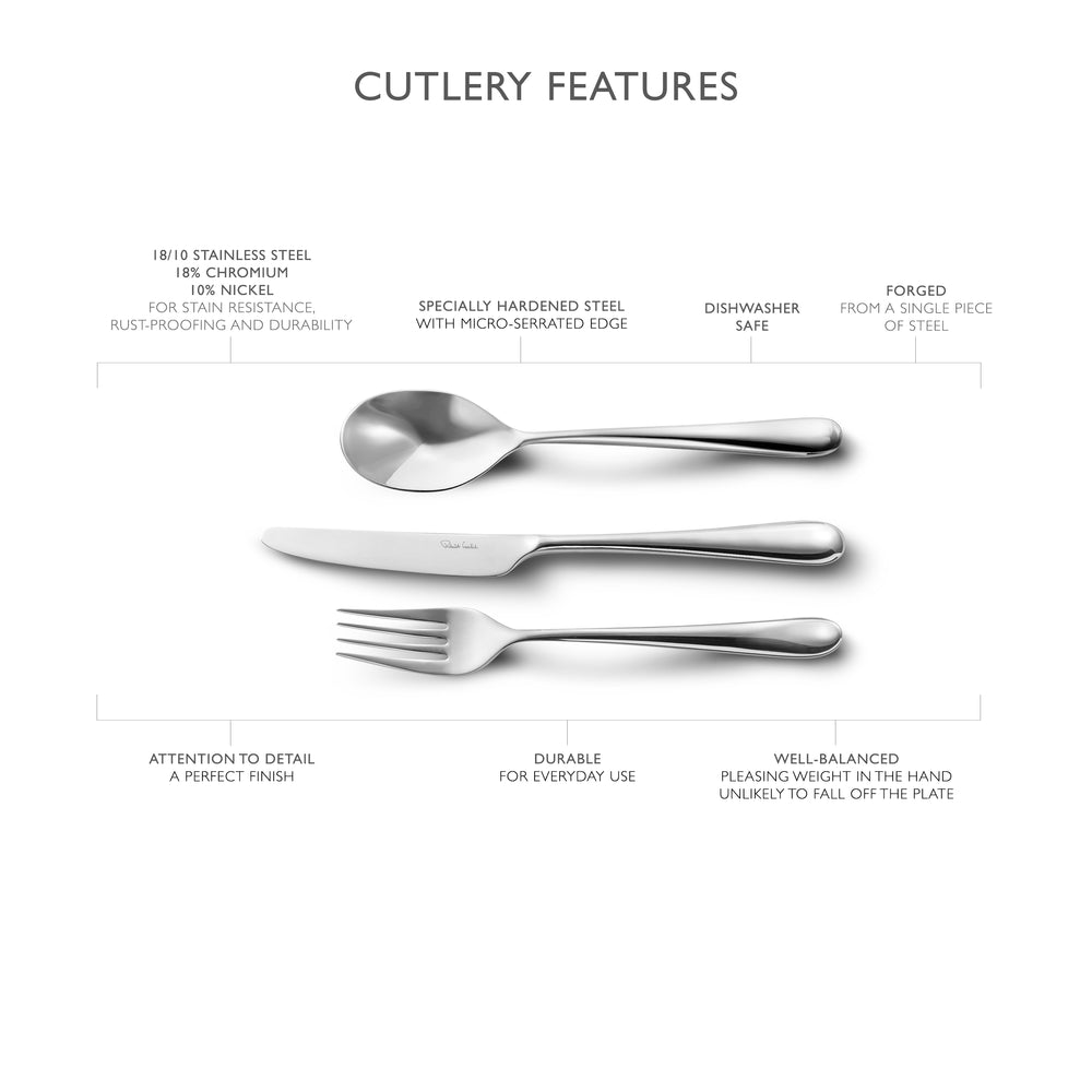 Kingham Bright Cutlery Set, 16 Piece for 4 People