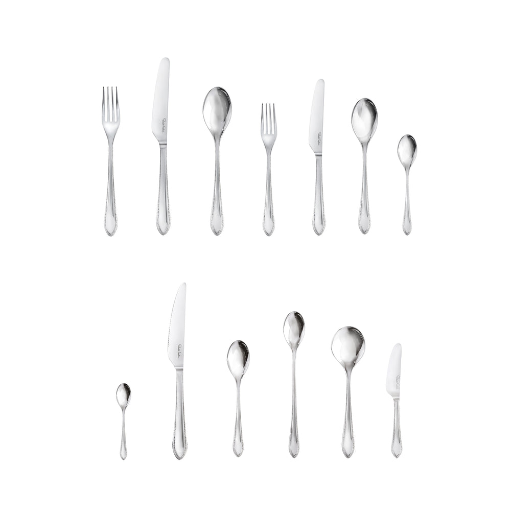 Kemble Texture Bright Cutlery Place Setting, 7 Piece