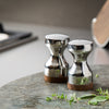 Limbrey Bright Salt & Pepper Shakers (Wooden Base) with a Small Limbrey Bowl Set