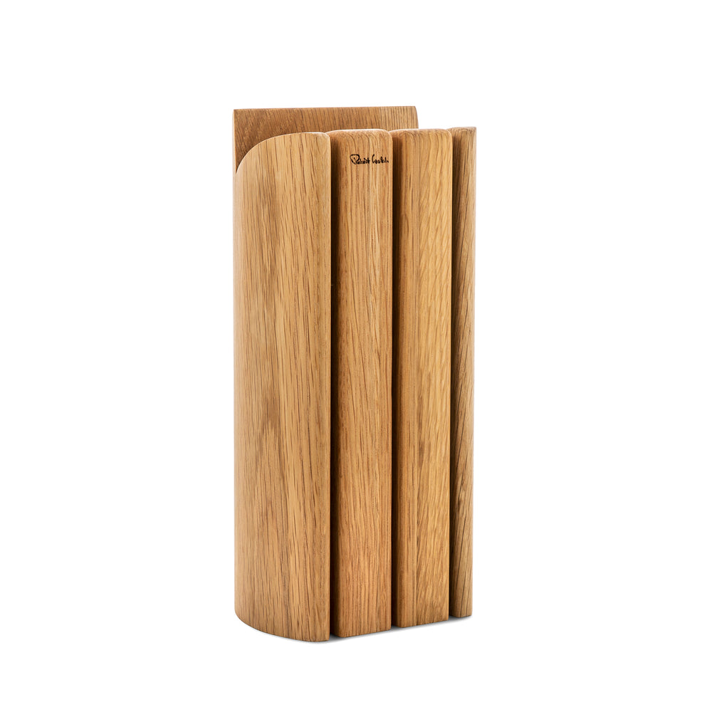 Book Oak Knife Block (3 Slots)