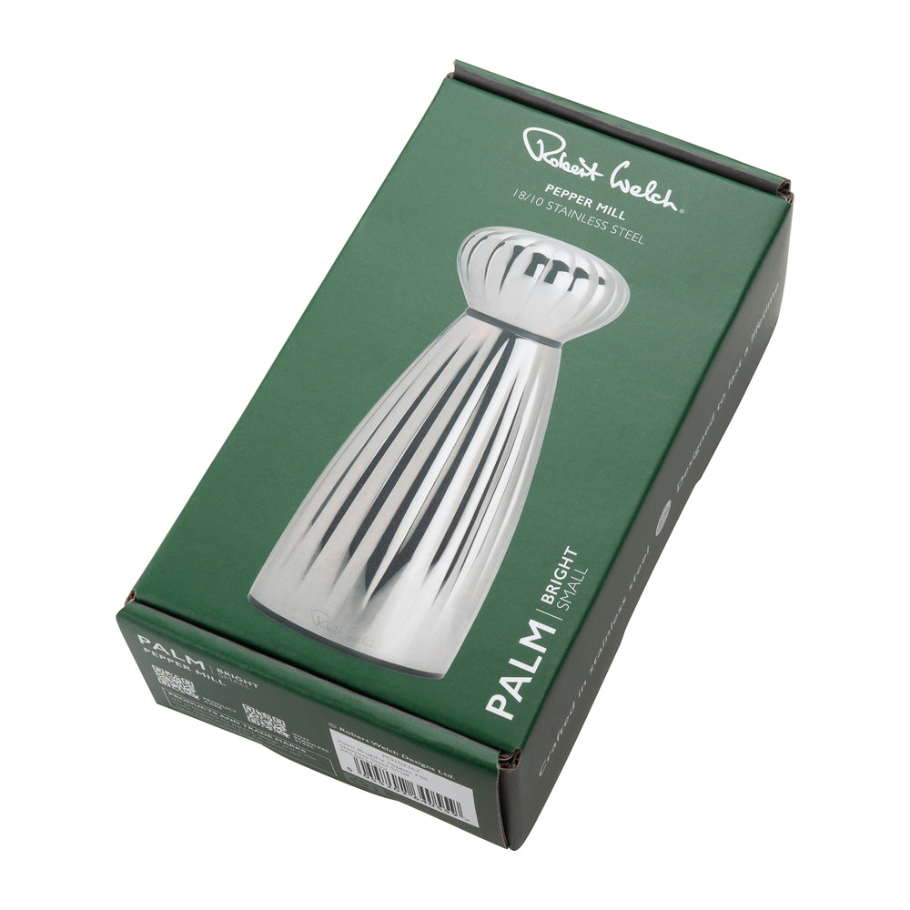 Palm Bright Stainless Steel Small Black Pepper Mill