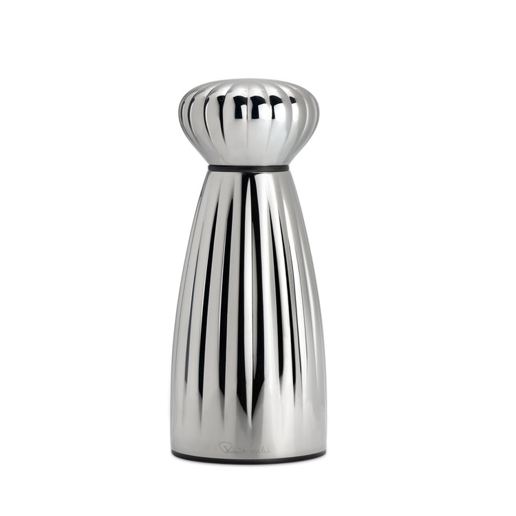 Palm Bright Stainless Steel Medium Black Pepper Mill