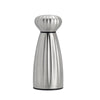 Palm Satin Stainless Steel Medium Black Pepper Mill