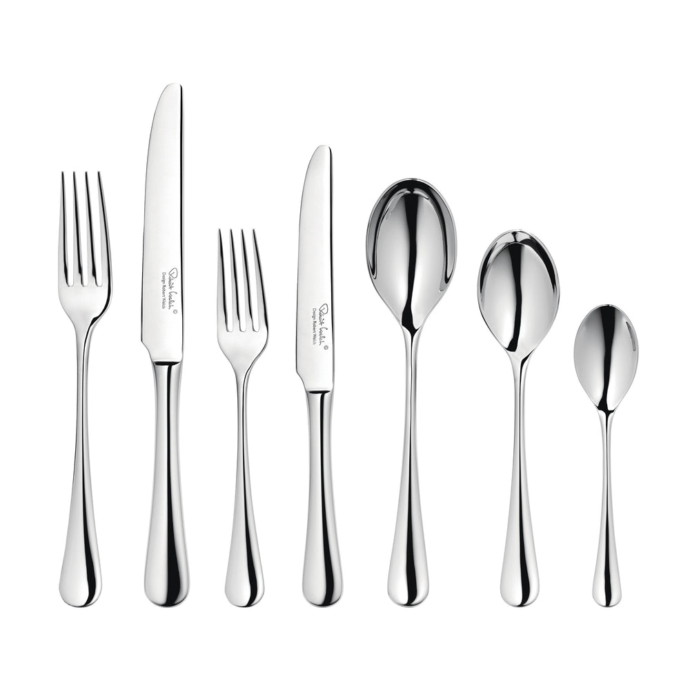 Radford Bright Cutlery Set, 96 Piece for 12 People - 12 Free Steak Knives