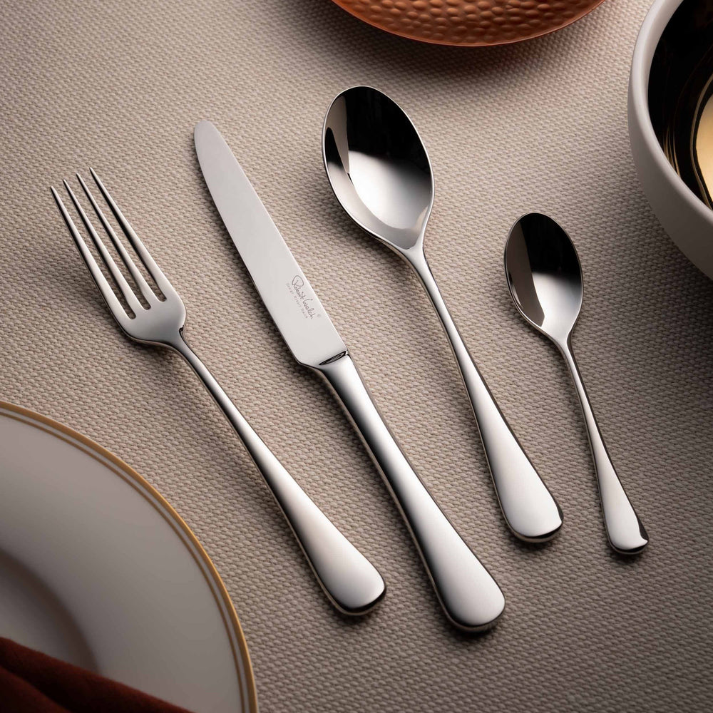 Radford Bright Cutlery Set, 30 Piece for 6 People - 6 Free Steak Knives