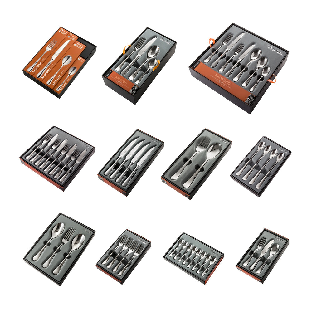 Radford Bright Cutlery Set, 16 Piece for 4 People