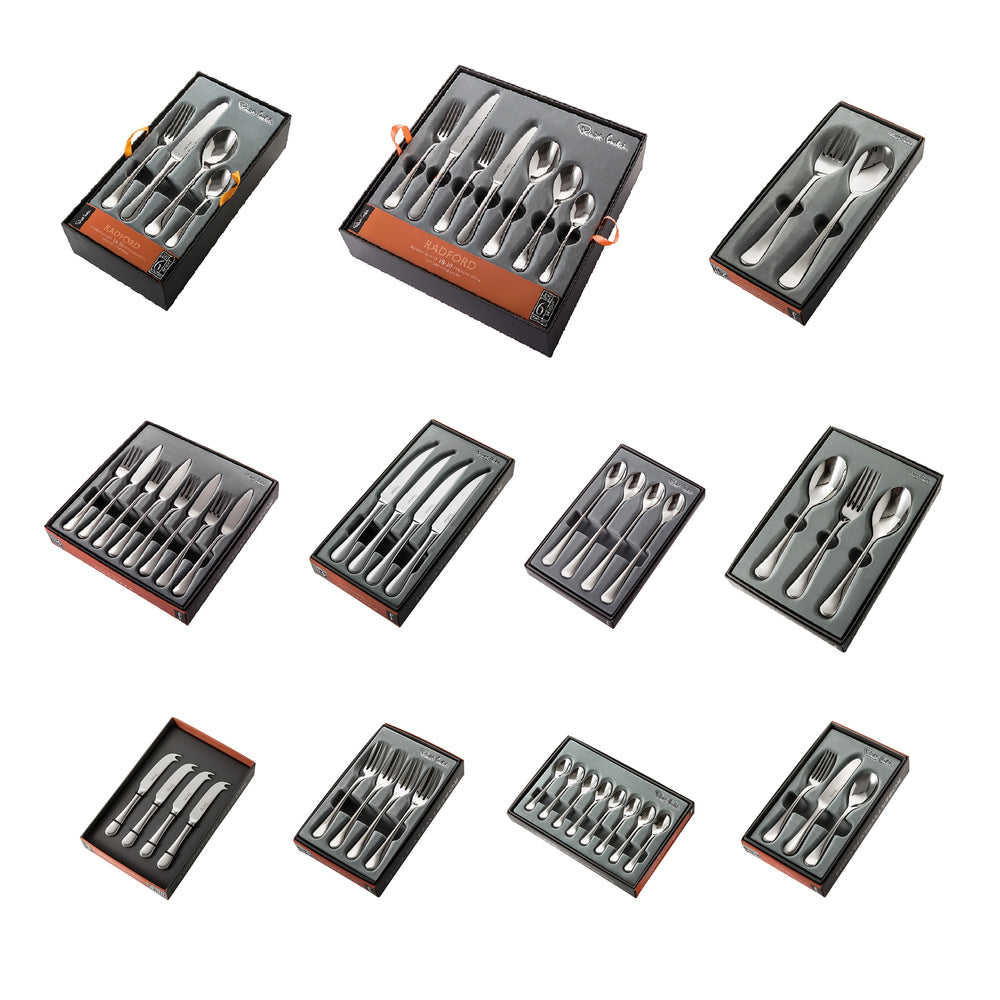 Radford Bright Cutlery Set, 16 Piece for 4 People