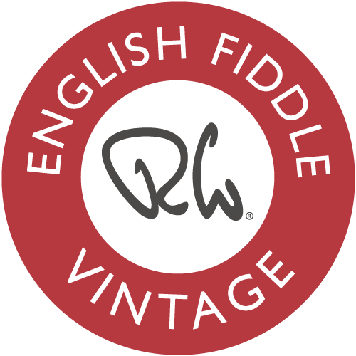 English Fiddle Vintage Cutlery Set, 24 Piece for 6 People