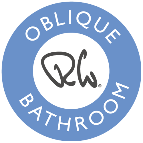 Oblique Bathroom Accessory Set, 4 Piece