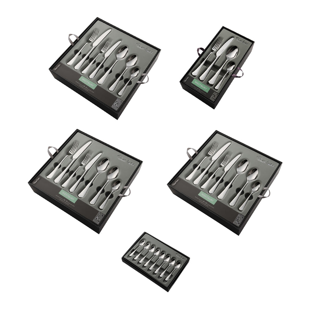 Westbury Bright Cutlery Set, 42 Piece for 6 People