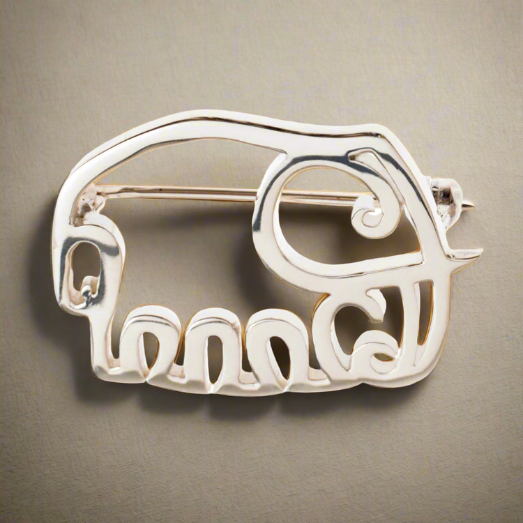 Elephant Brooch