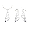 Dog Winkle Necklace and Drop Earrings Set