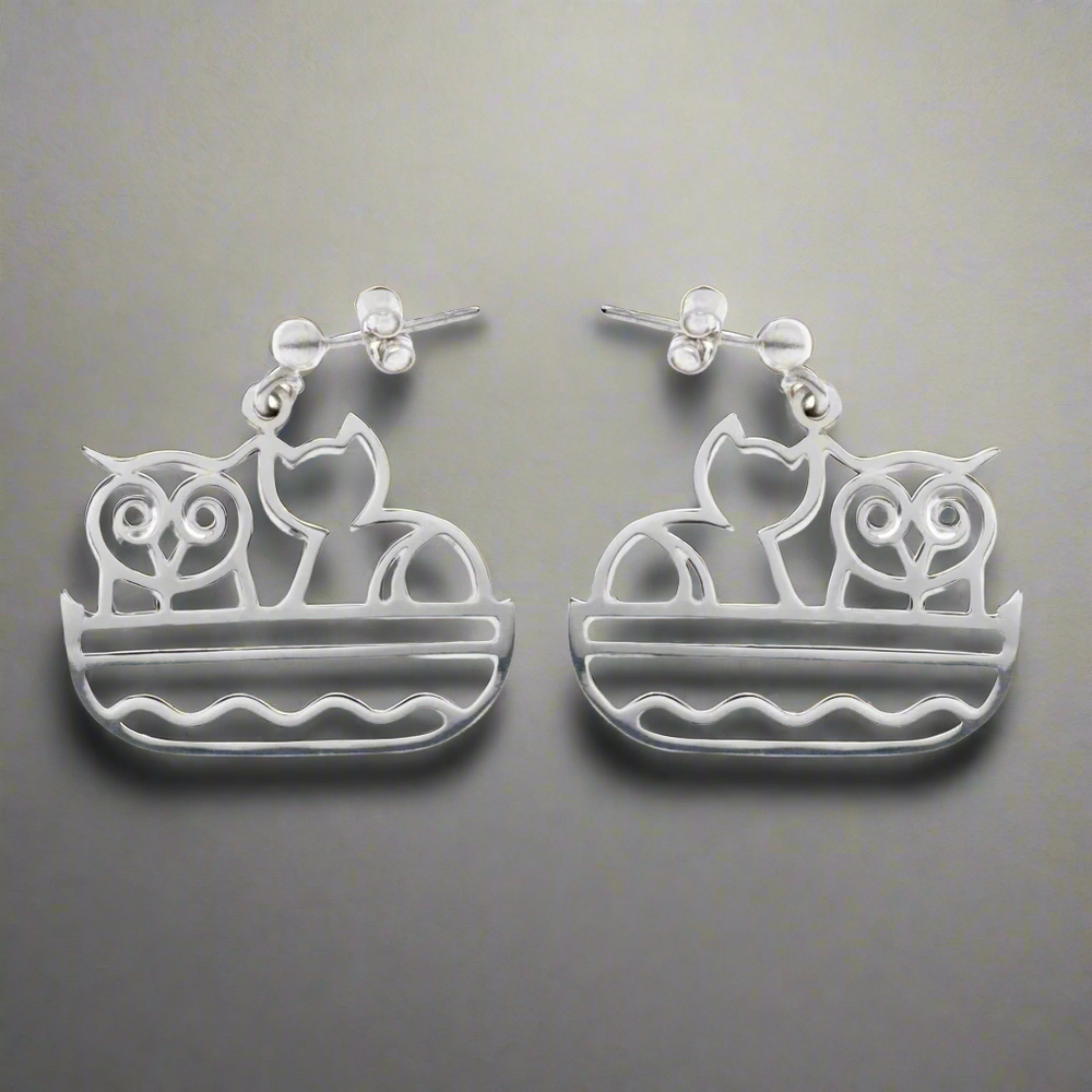 Owl & Pussycat Earrings