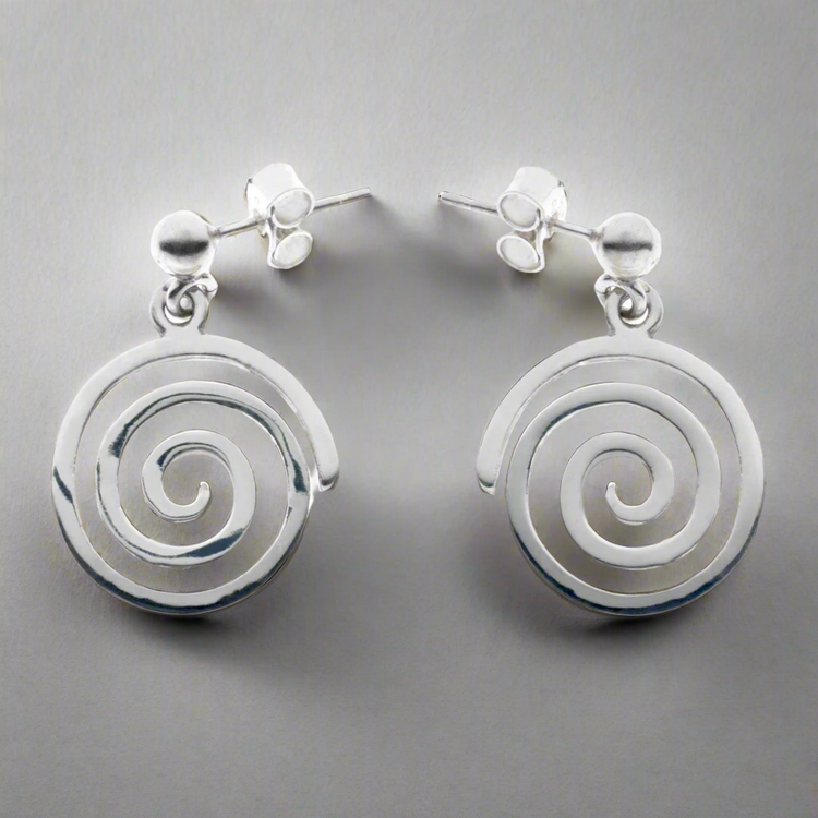 Spiral Drop Earrings