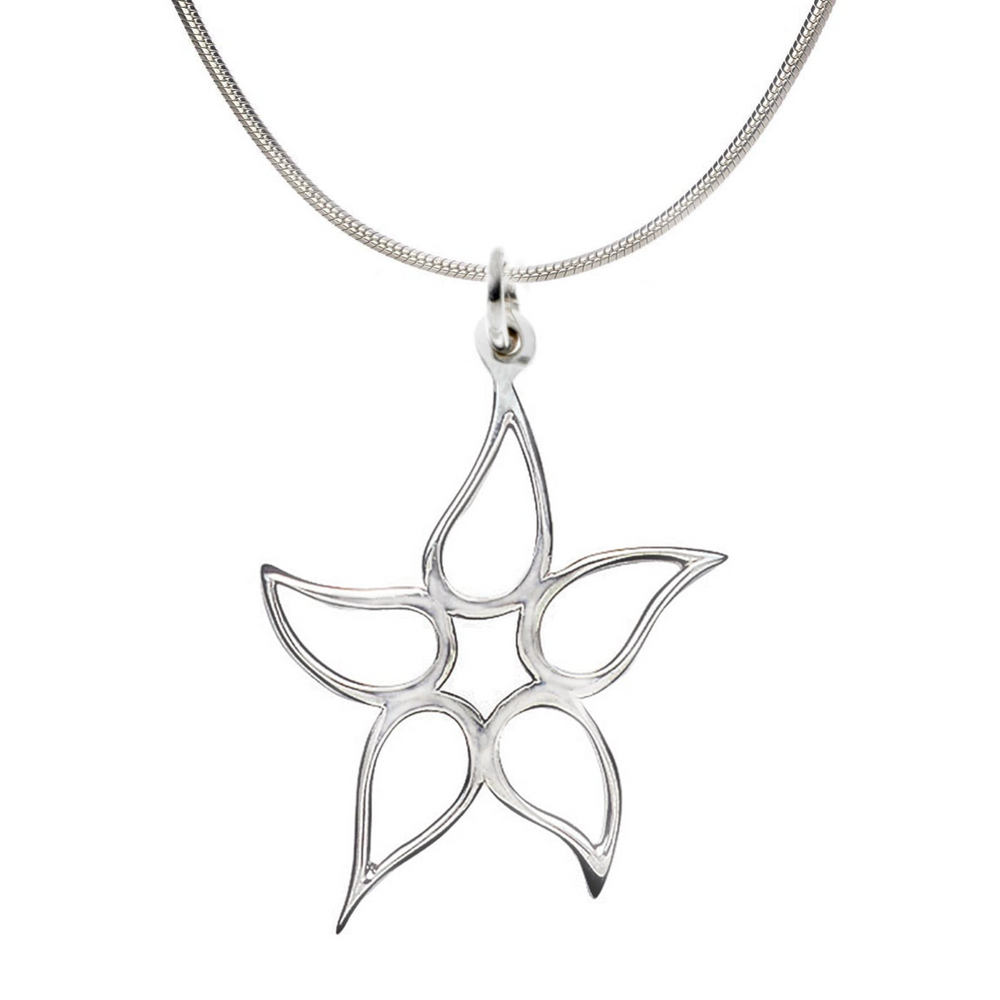 Starfish Necklace and Drop Earrings Set