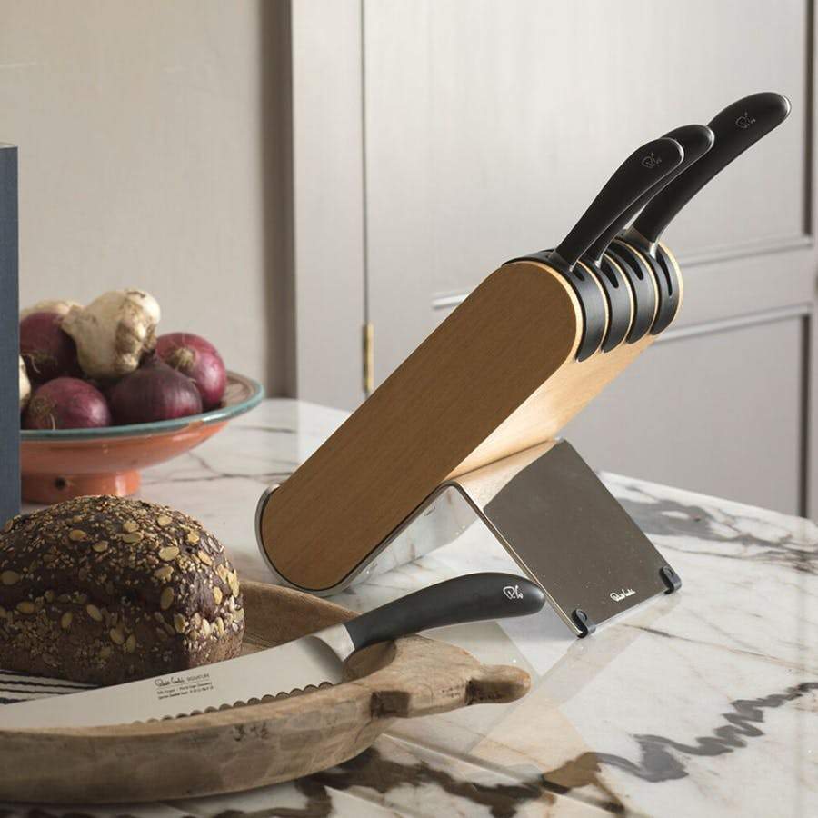 Signature Q Knife Block Set Ash - Lifestyle