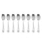 Ammonite Bright Coffee Spoon, Set of 8