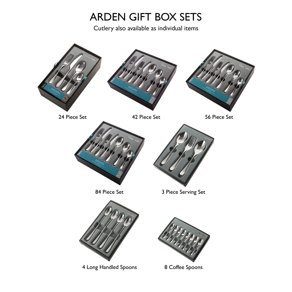 Arden Bright Cutlery Set, 56 Piece for 8 People