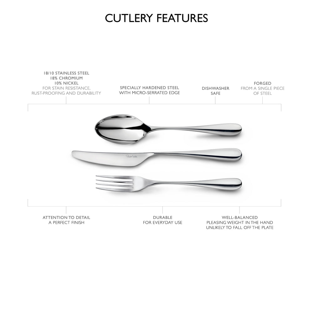 Arden Bright Cutlery Set, 24 Piece for 6 People