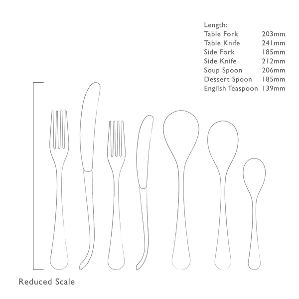 Ashbury Bright Cutlery Set, 42 Piece for 6 People