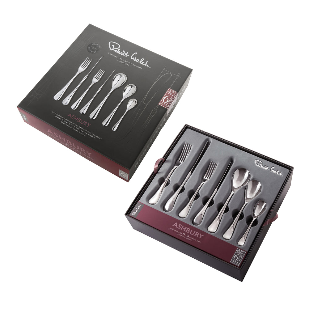 Ashbury Bright Cutlery Set, 42 Piece for 6 People