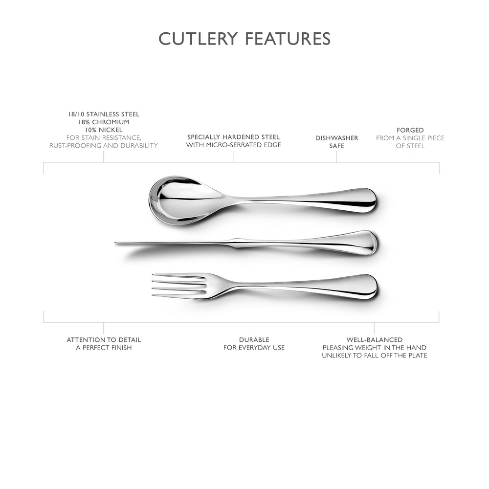 Ashbury Bright Cutlery Set, 42 Piece for 6 People