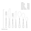 Aston Bright Cutlery Set, 84 Piece for 12 People
